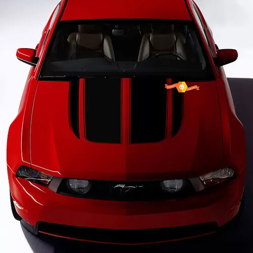 Graphic Express 1970 Mustang Mach 1 Hood Decal – 351 Or 428 – One Color, 3M Vinyl