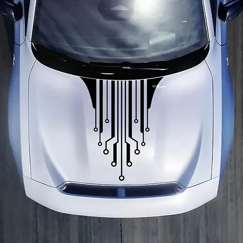 SET of 2x TIE FIGHTERS SQUADRON Side Stripes Car Vinyl Sticker