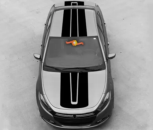 thumbnail image 2 of Dodge Charger 2011-2023 Side Scallop Accent C-Stripes Decals – Pick Your Color! 2 of 5