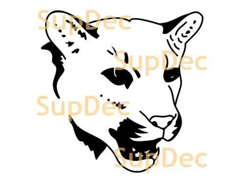 Tiger wild cat Vinyl Wall Window Bathroom Sticker Decal #7