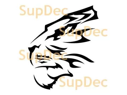 Tiger wild cat Vinyl Wall Window Bathroom Sticker Decal #7