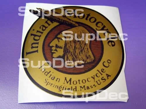 Indian Motorcycle Tank Decals Stickers Gold – Premium Vinyl