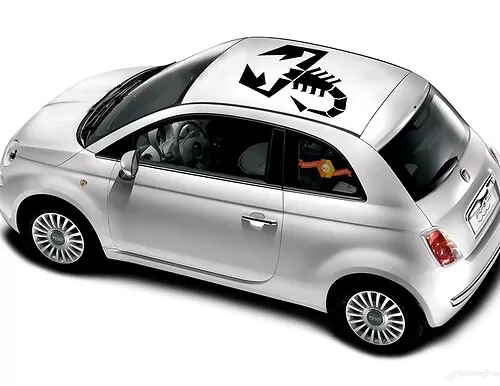 Stickers Compatible With Fiat 500 Abarth Martini Racing Le Mans Stripes