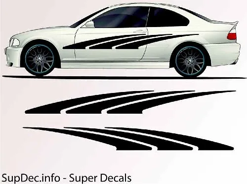 Vinyl Auto Body Graphics Exterior Decal Sticker B107