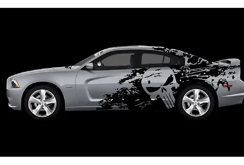 2-Pack 14-Inch Interceptor Police Car Package Vinyl Decals – Fits P71, 9C1, Dodge Charger