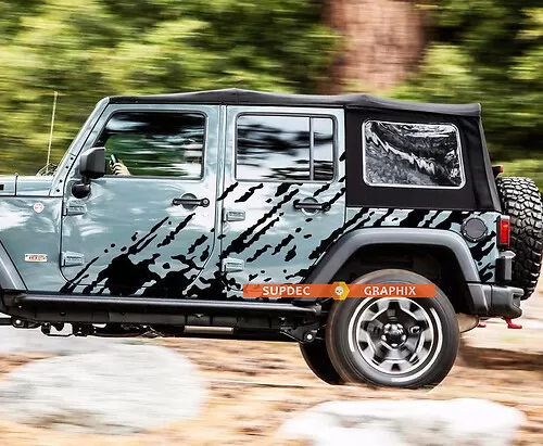 65x20cm Black Tire Tread Graphic Vinyl Sticker For Car Truck