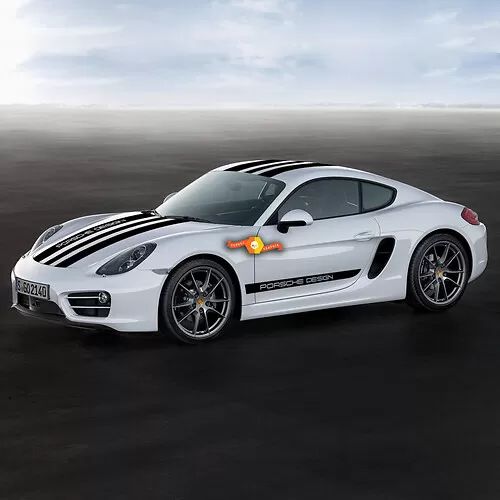 Porsche Kit Stickers Adhesives 911 997 GT3 Motorsport Side and Hood ...