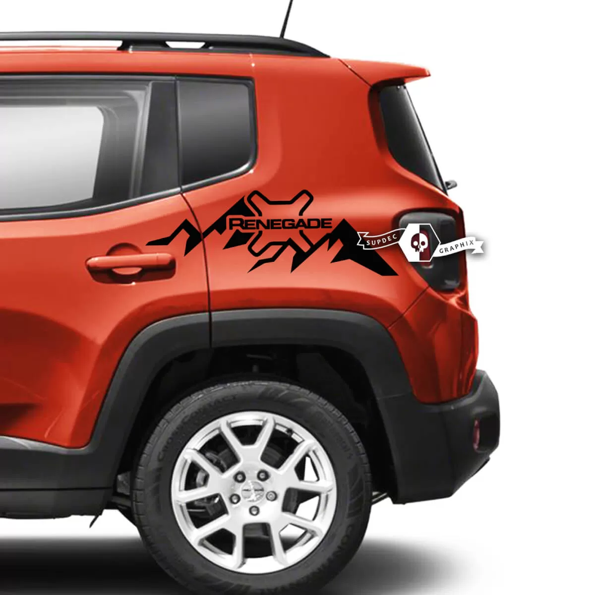 Standard Hood Fender & Mirror Kit | JEEP RENEGADE 2019 Standard Hood Fender & Mirror Kit | JEEP RENEGADE 2019