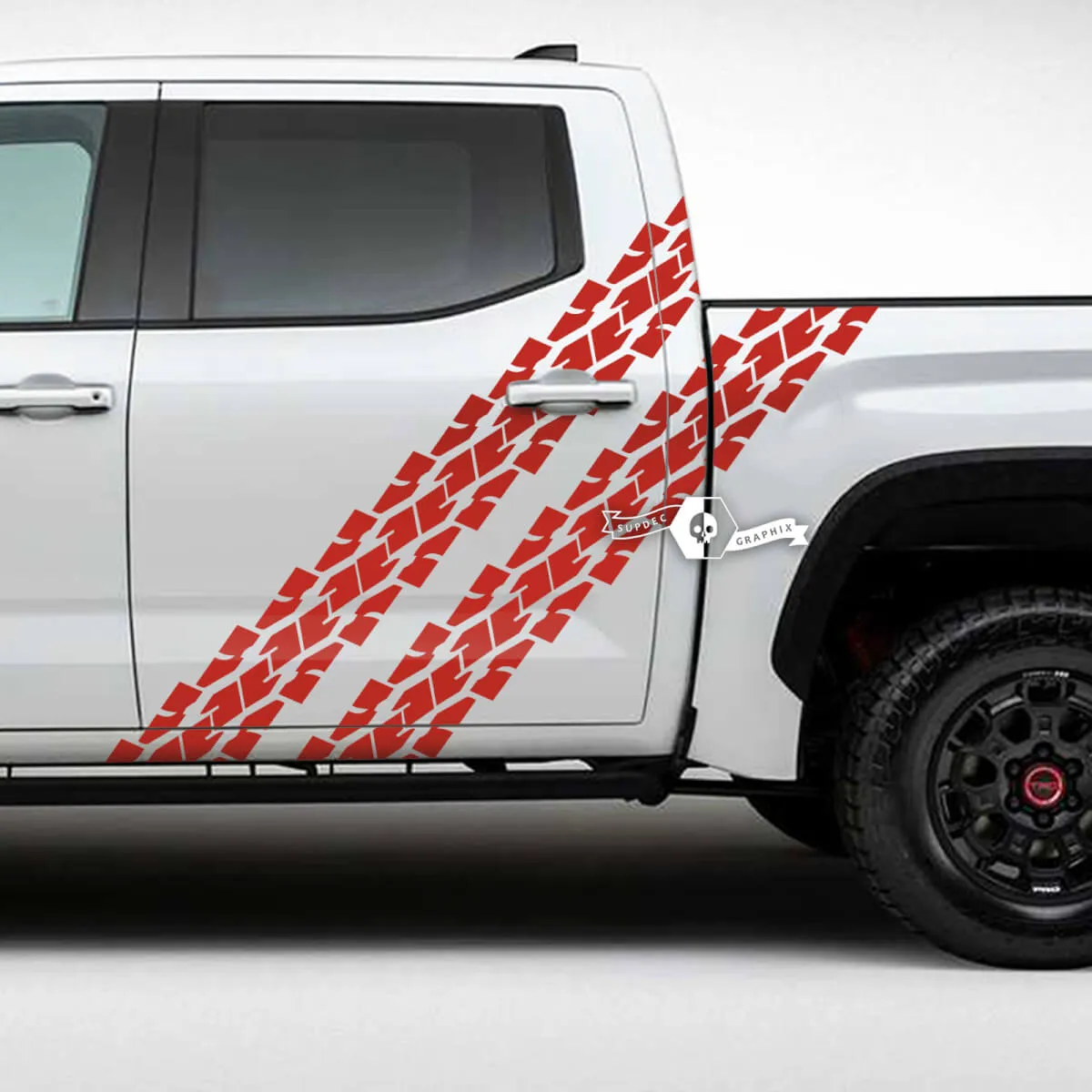 Toyota Tundra Sticker latéral personnalisé Truck Wrap Splash - TRD SIDE