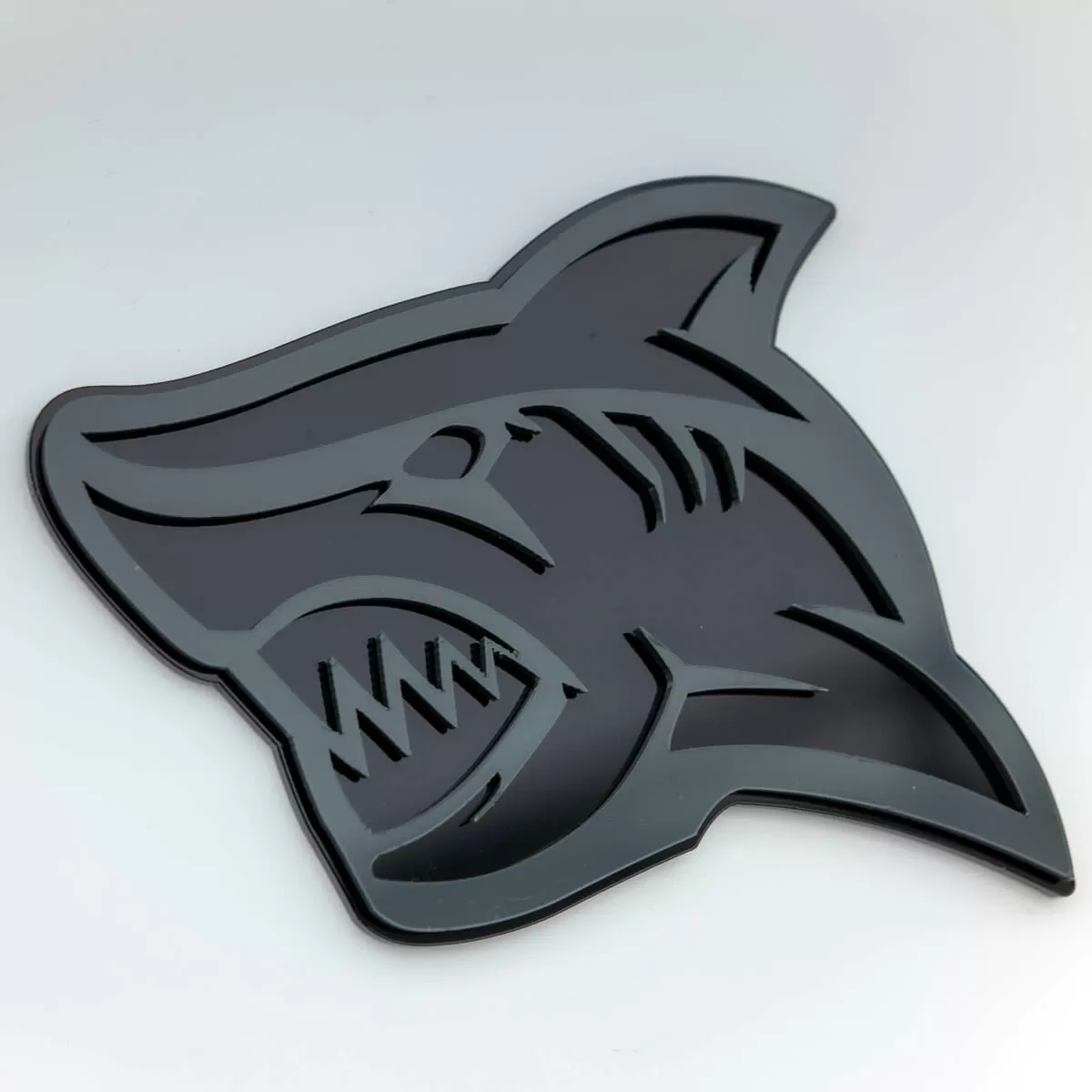 スチャダラパー　ロゴマーク3D NH BLACK Motorcycle 3D Emblem Sticker Decal for Kawasaki Ninja 300