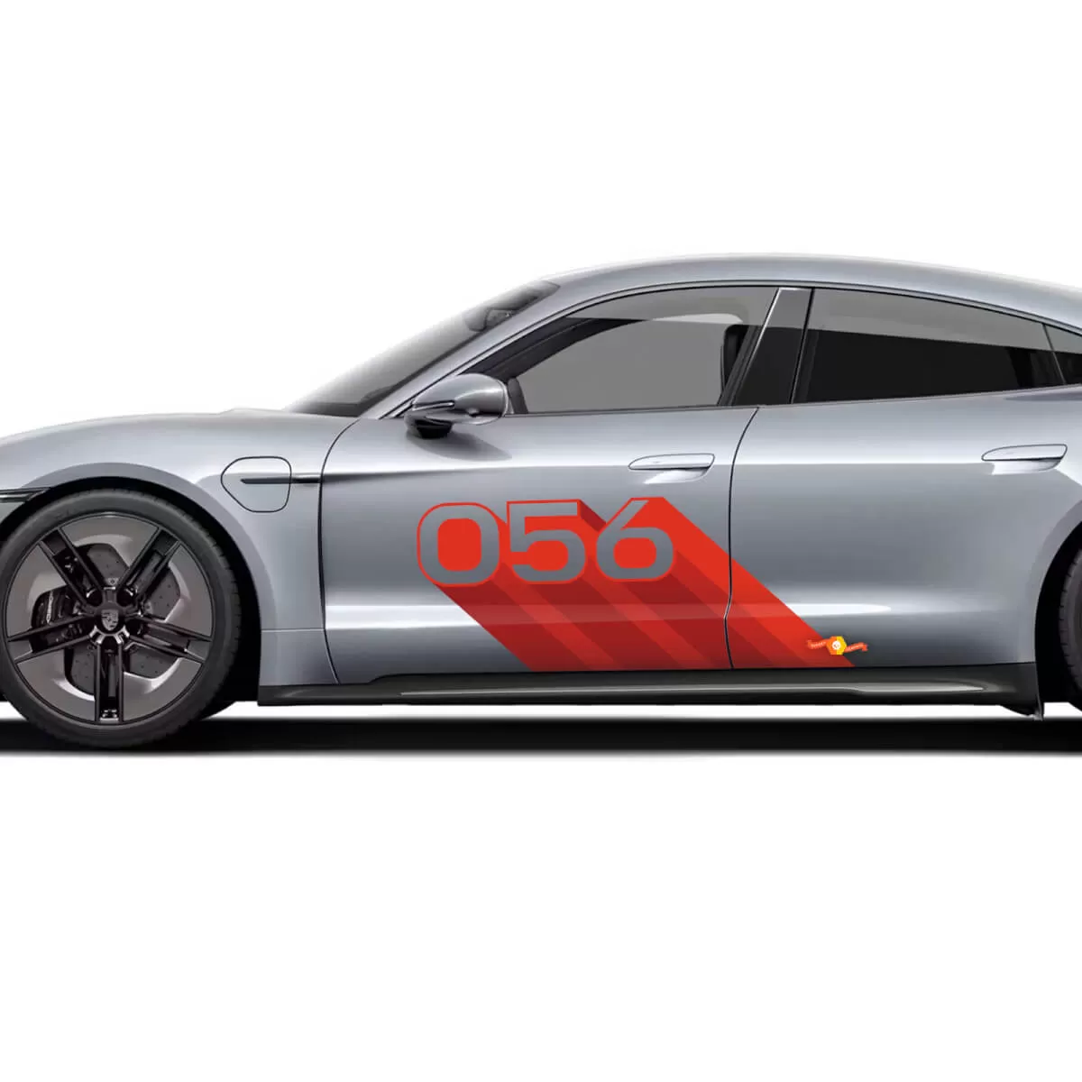 Porsche Taycan Bespoke Decal Set Side Door Sticker - Custom Vinyl