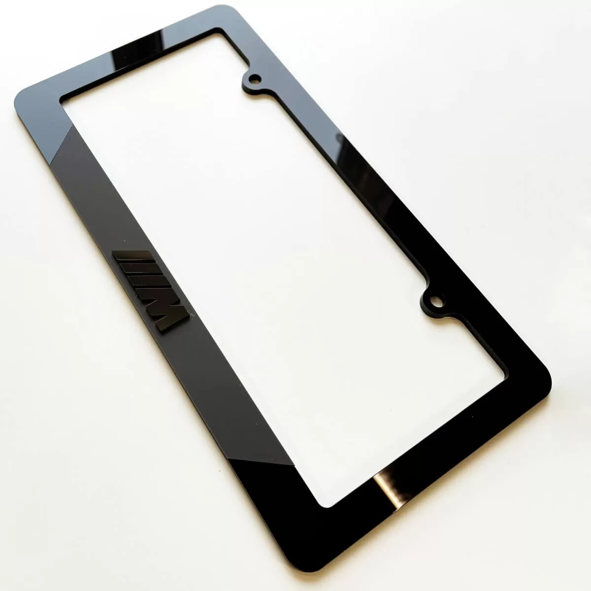SICKSPEED Black/Red Logo License Plate Cover – Decorative Plastic Frame