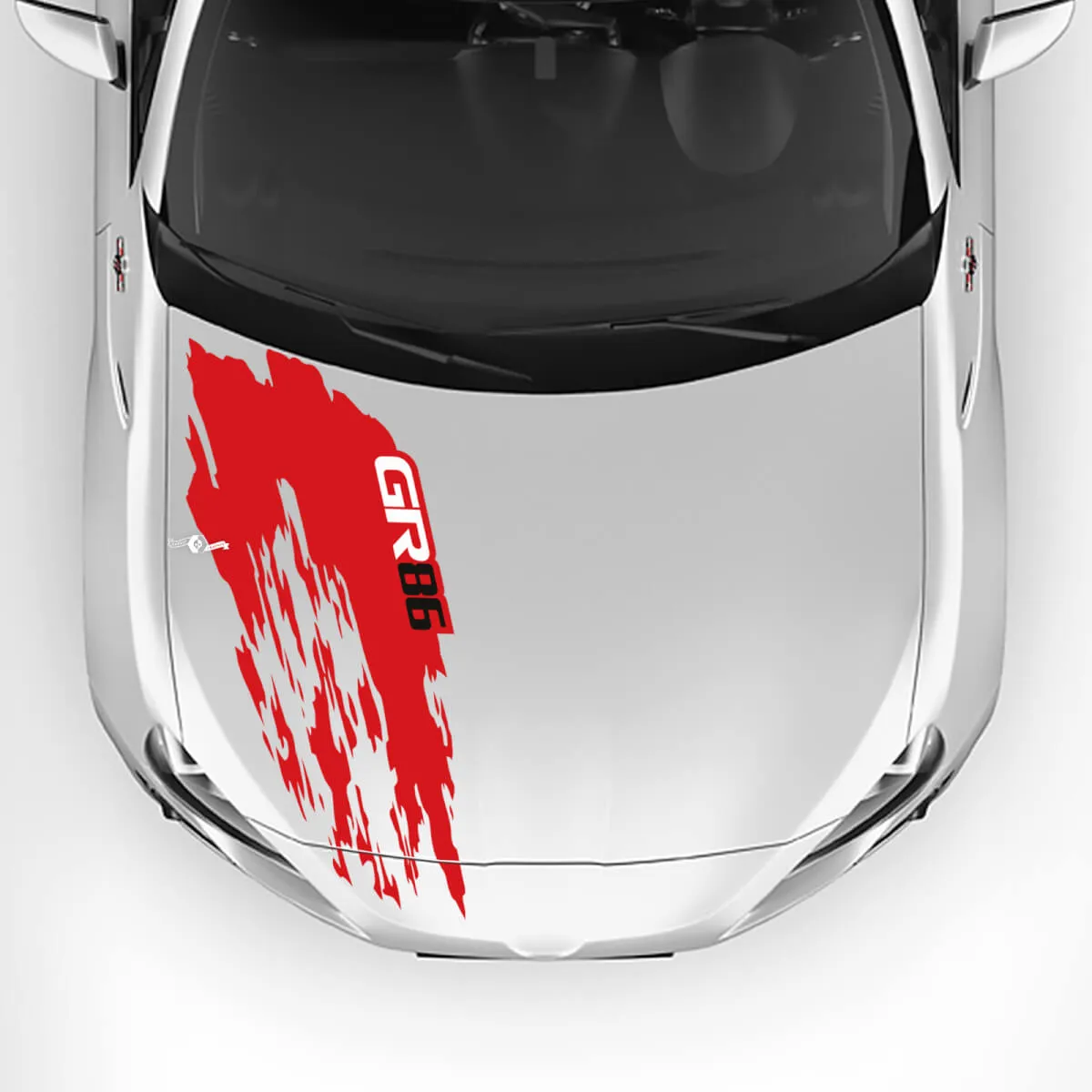 Toyota GR86 Hood Racing Splash Graphics Decals Stickers