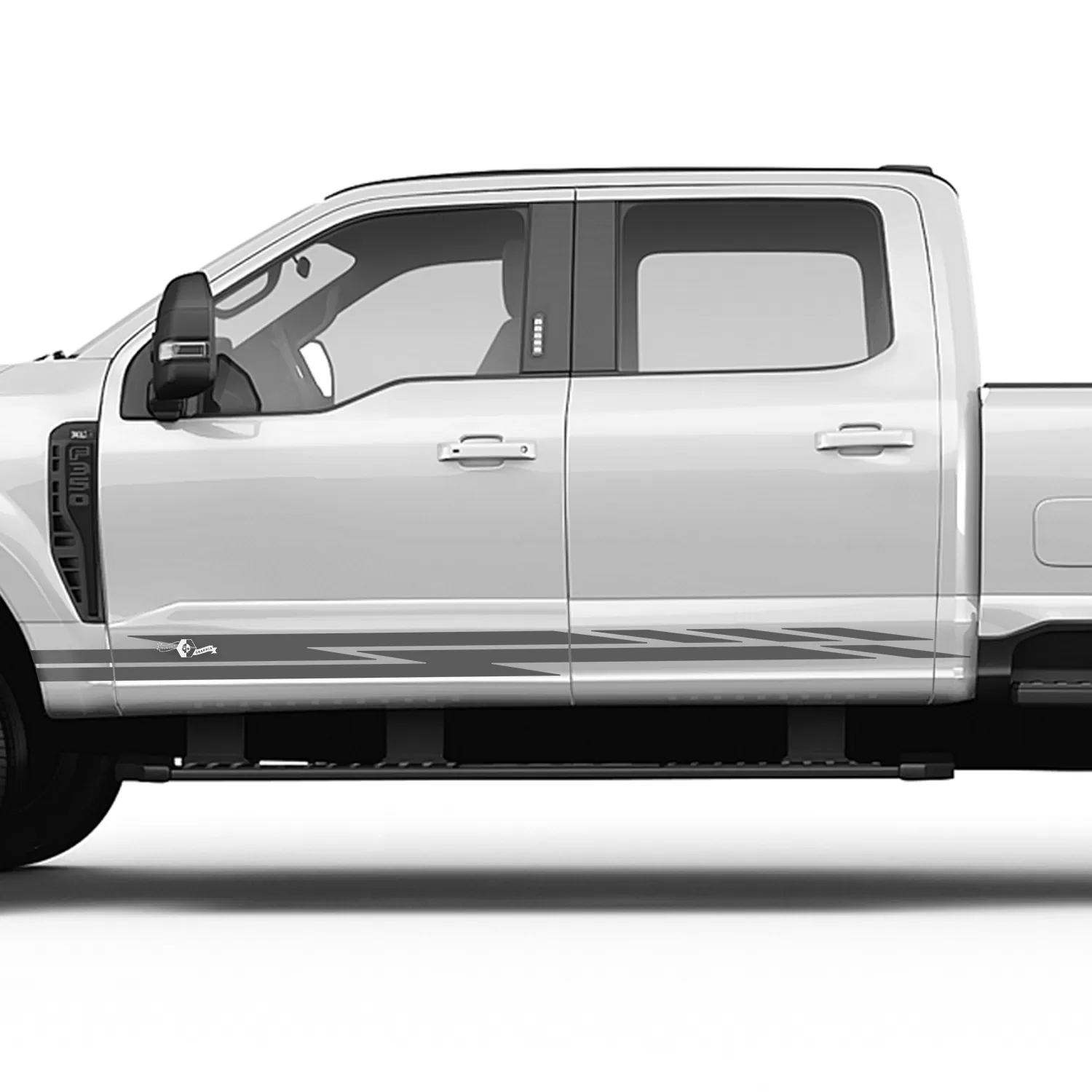 Ford F150 F250 F350 Rocker Panel Side Stripes Vinyl Sticker