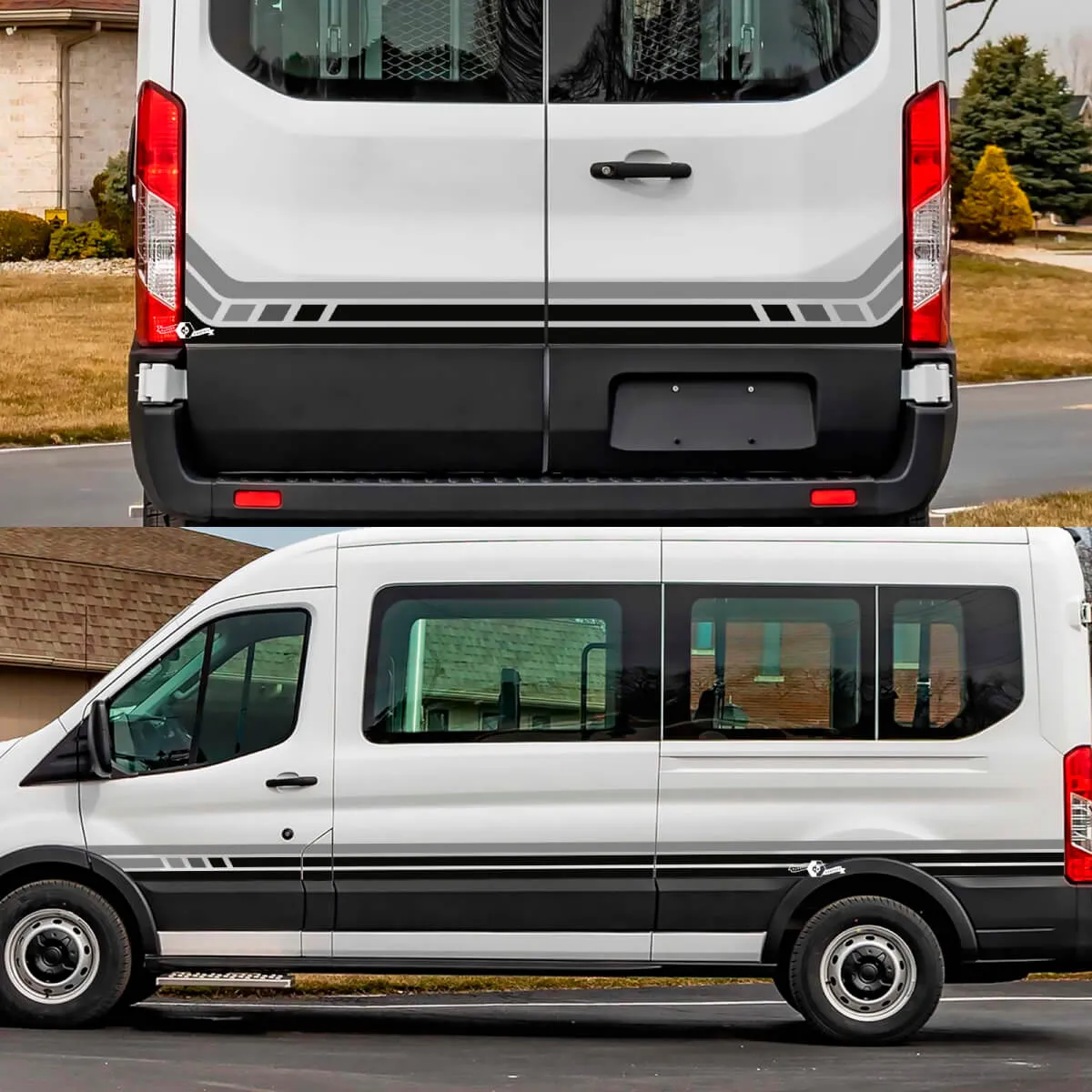 SCENE FROM VAN スティ−ル　トレイ　ステッカー付 16714_3_retro_rear_side_doors_