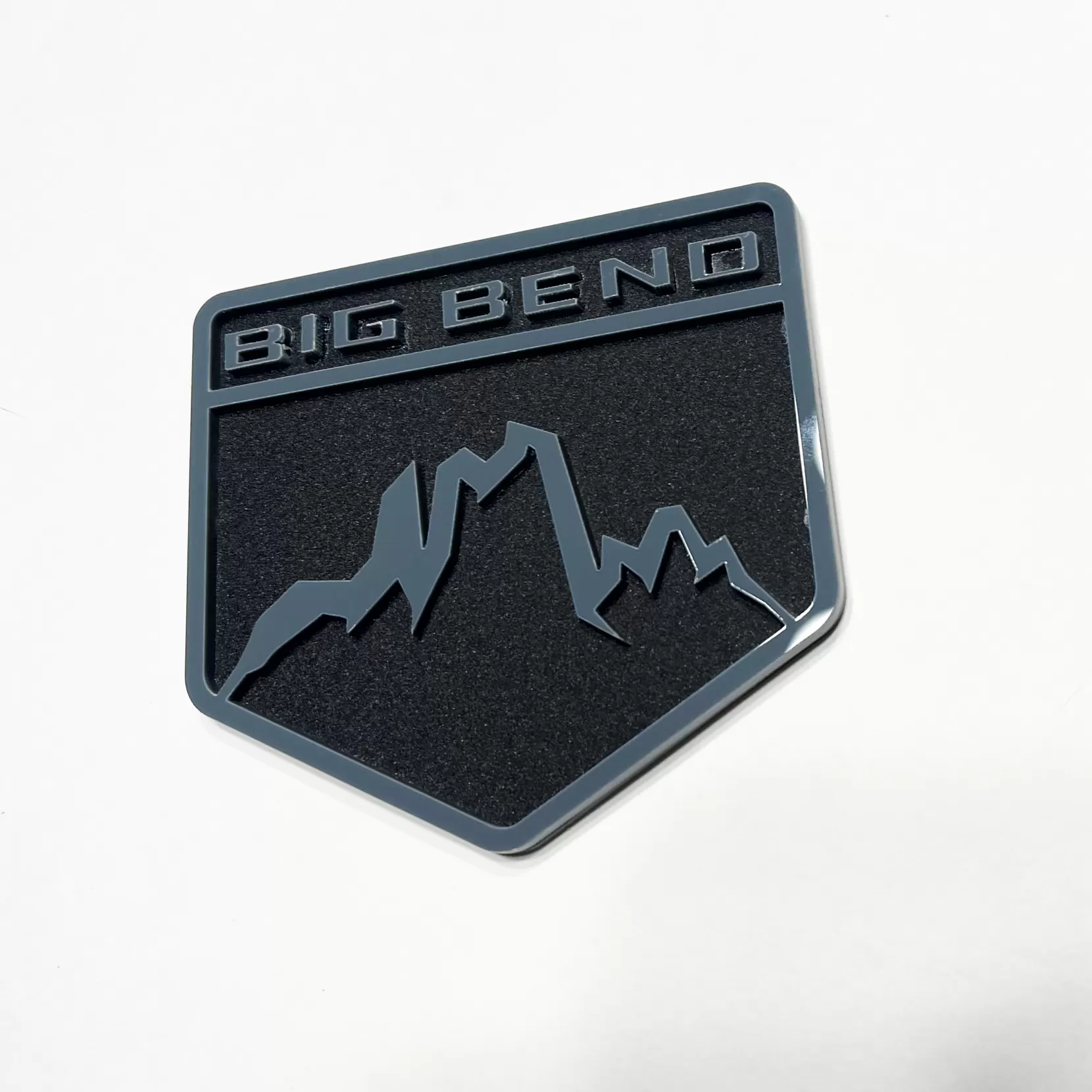 DZG 5.5 Inch 3D Bronco Emblem - 1966 Off-Road Badge In Silver & Black For 2021-2024 Models