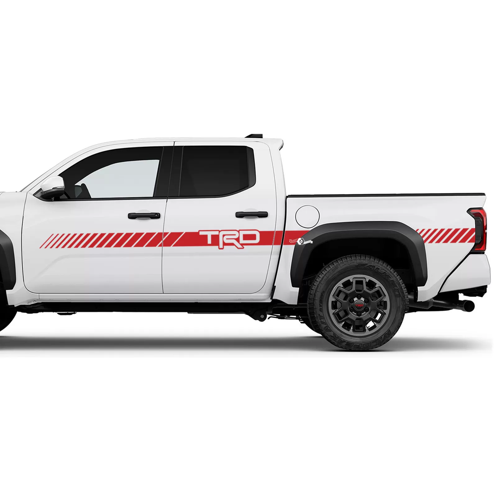 TRD off Road Doors Side Bedside Stripe Truck Decals Stickers for