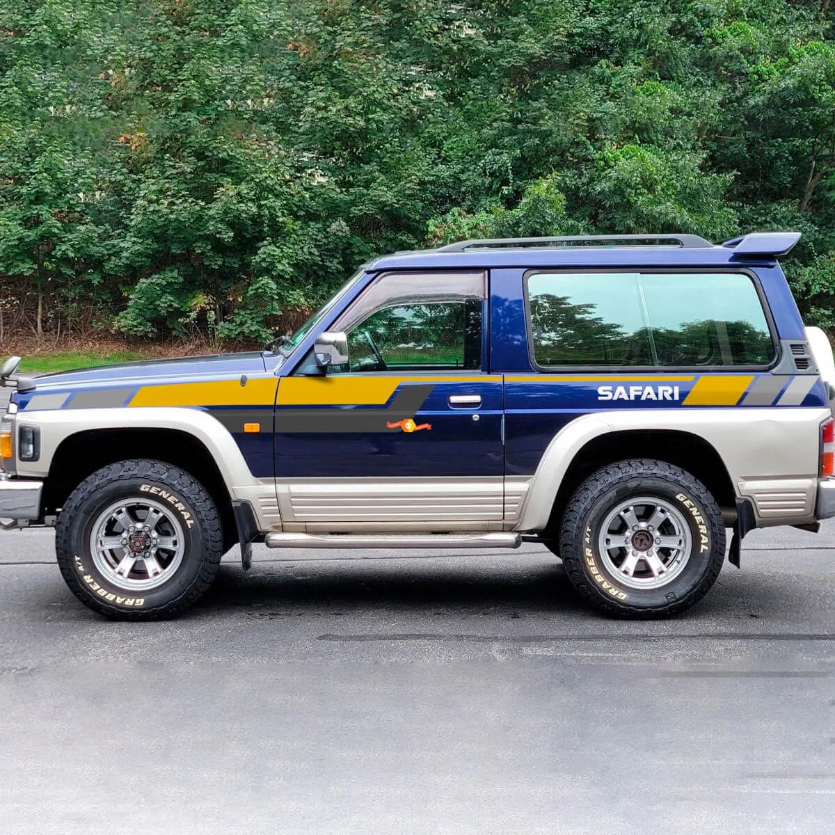 Coloring Blocks Stripe Safari Side Doors and Fenders Vinyl Decal