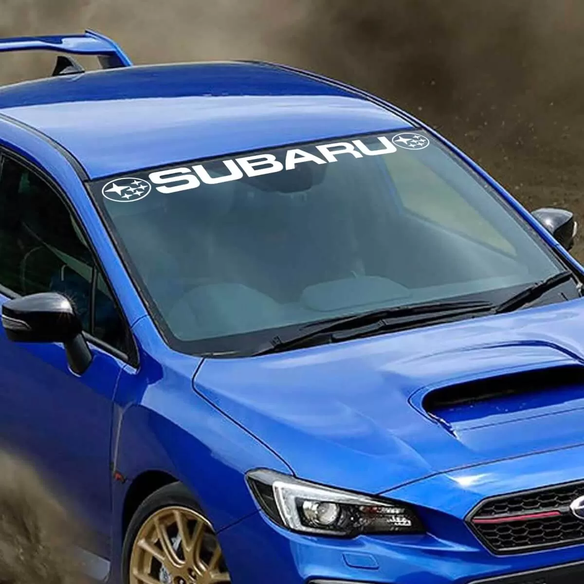 Subaru wrx windshield banner discount