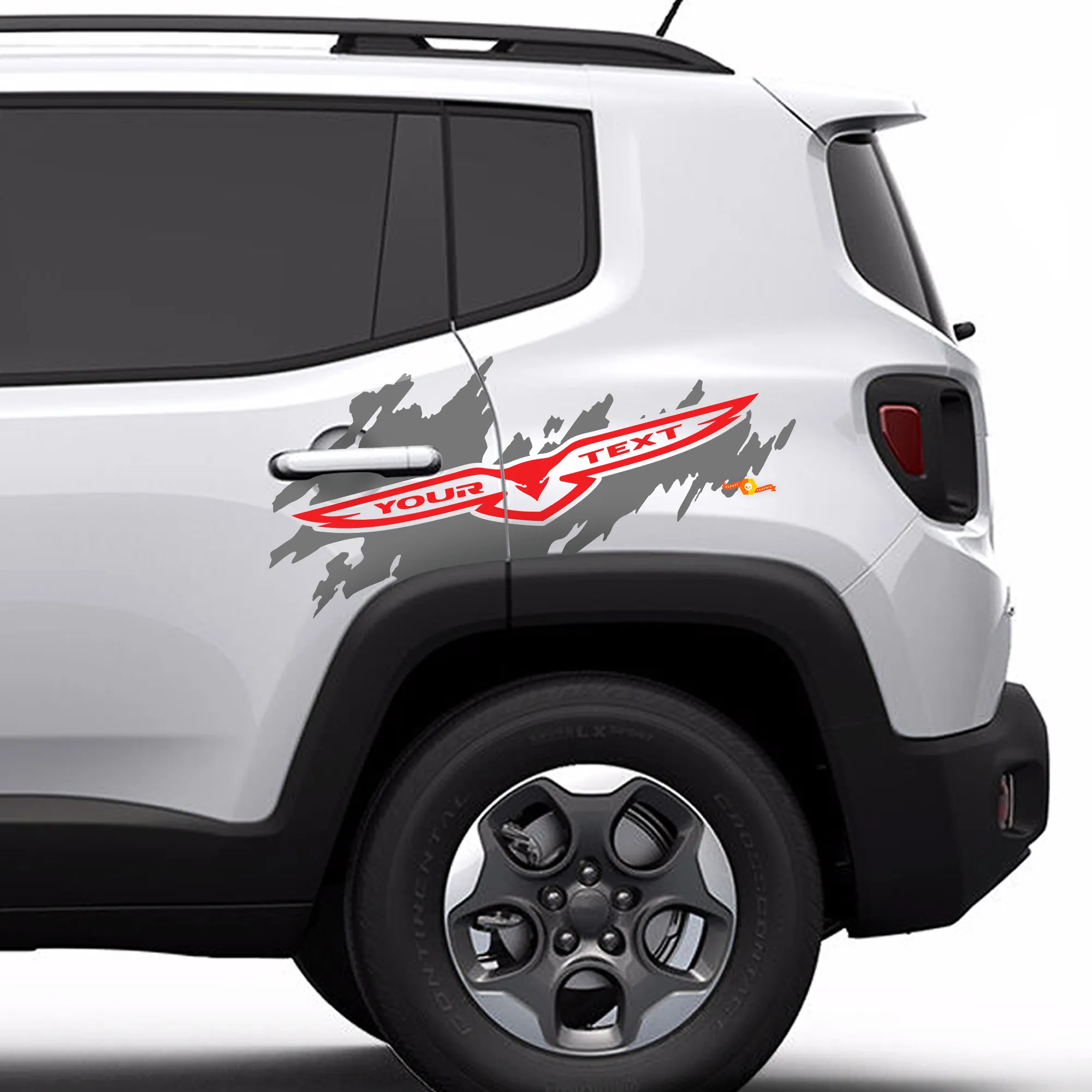 Trailhawk Side Splash Logo Vinyl Sticker for Jeep Renegade id=4181