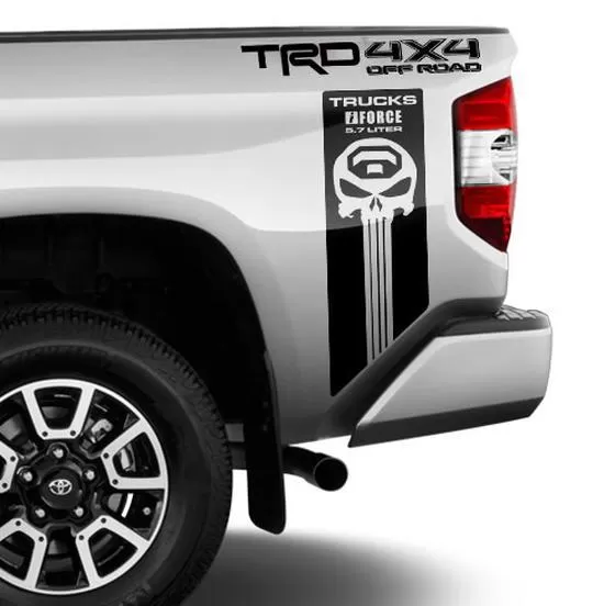 Oracal 651 Toyota TRD Horns Emblem Decal Sticker – Custom Color & Size, Vinyl, Made In USA