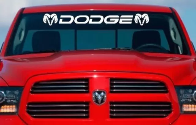 Chroma 41703 Dodge RAM Badge Shield And Ram Text – Aluminum Bendable Decal