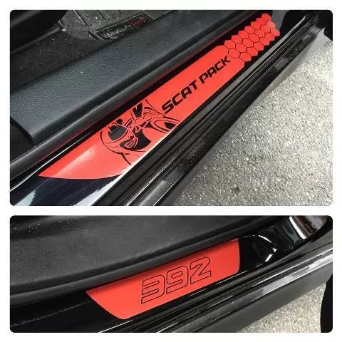 SCAT PACK 392 Charger Door Sill Decals Scatpack