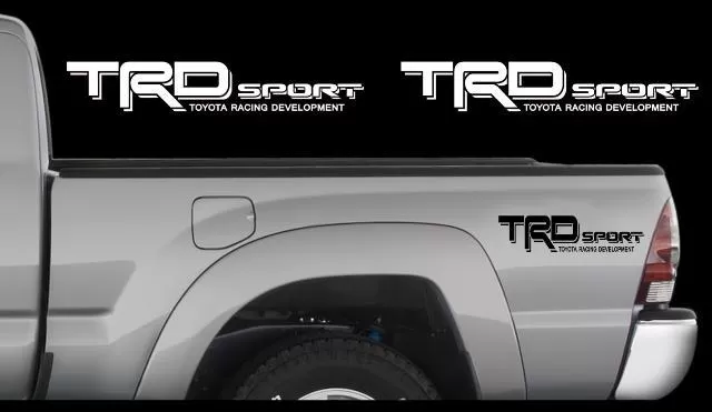 TRD Pro Rocky Mountain 2 Decals Fits Toyota Tacoma Tundra Truck Bedside Sticker Vinyl In 6 Colors (2 Pieces - Foto 4