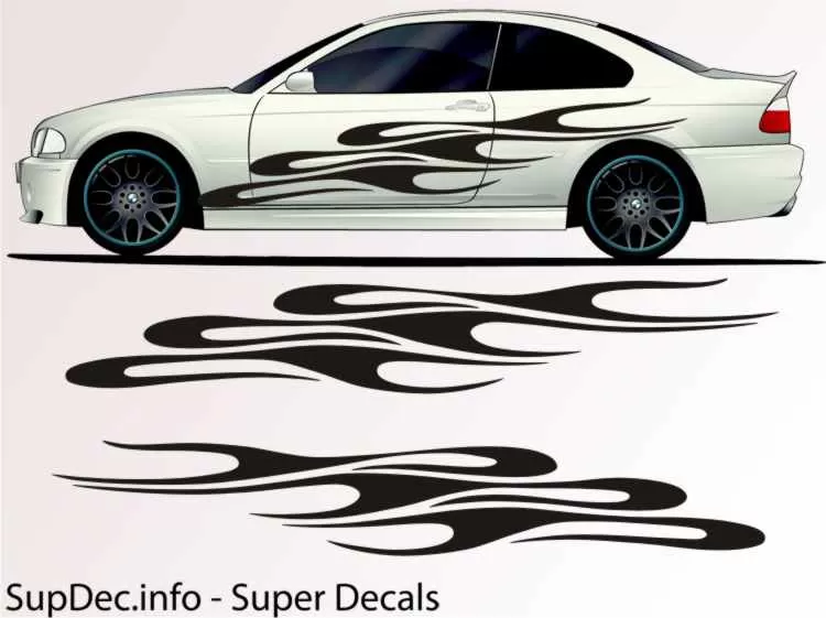 Vinyl Auto Body Graphics EXTERIOR OUTSIDE Decal sticker B792