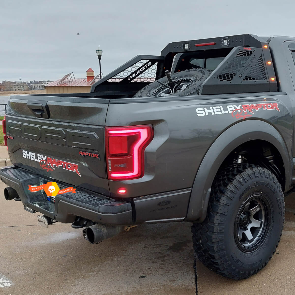 Tailgate and sides Ford F-150 Raptor Shelby Baja Edition decals